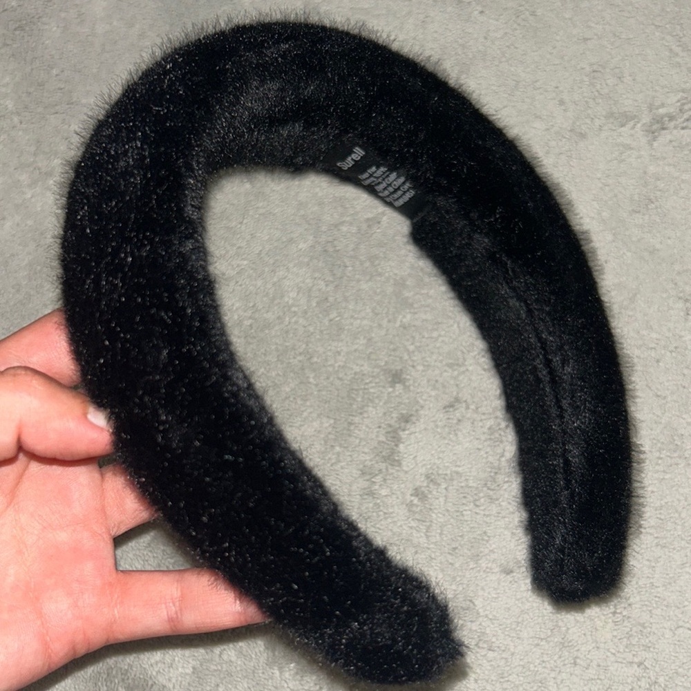 Surell faux fur padded headband